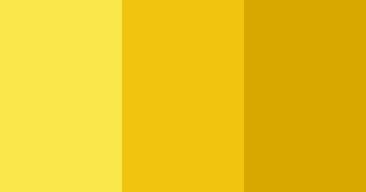 Download bright yellow black color palette PNG image (landscape)