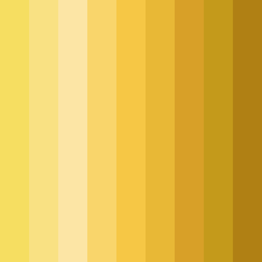 Download golden harvest color palette PNG image (square)