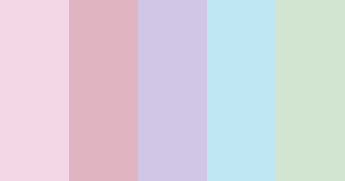 Download whispers of spring color palette PNG image (landscape)