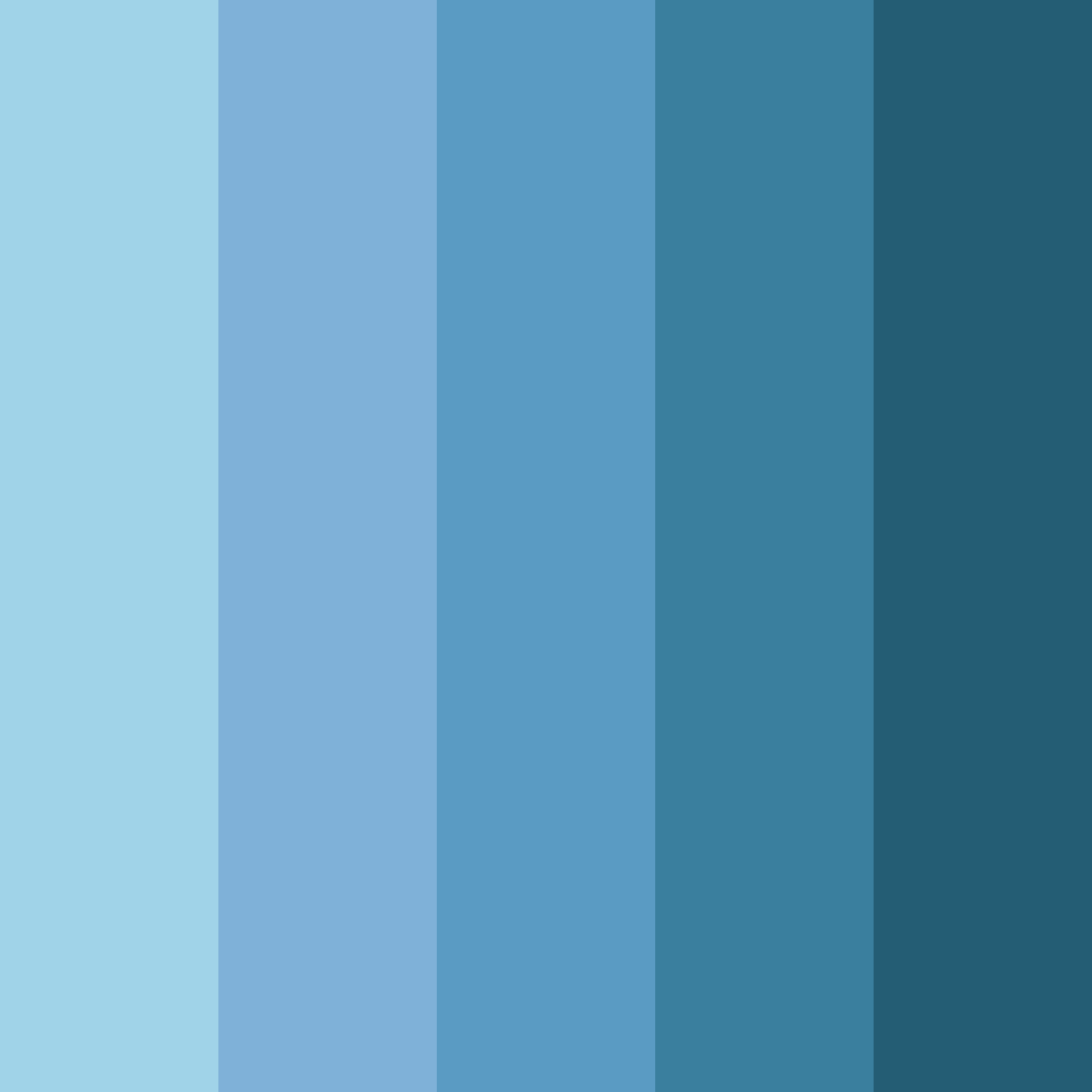 Download sky blue color palette PNG image (square)