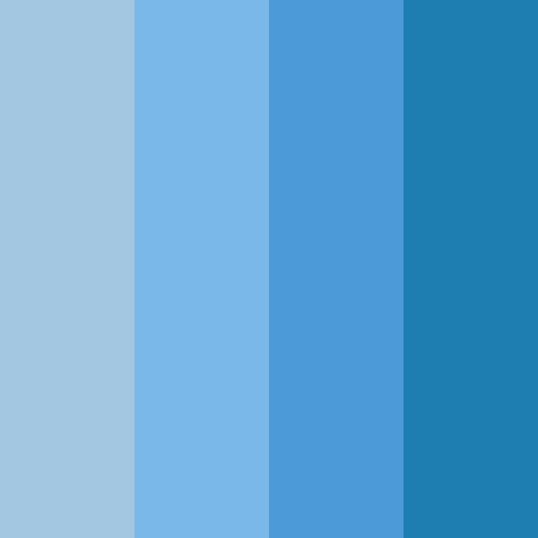 Download bright baby blue color palette PNG image (square)