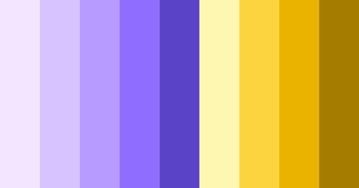 Download purple yellow delight color palette PNG image (landscape)