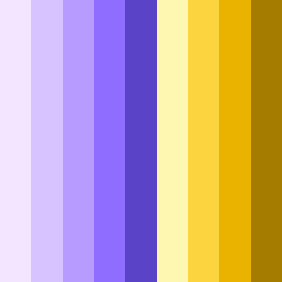 Download purple yellow delight color palette PNG image (square)