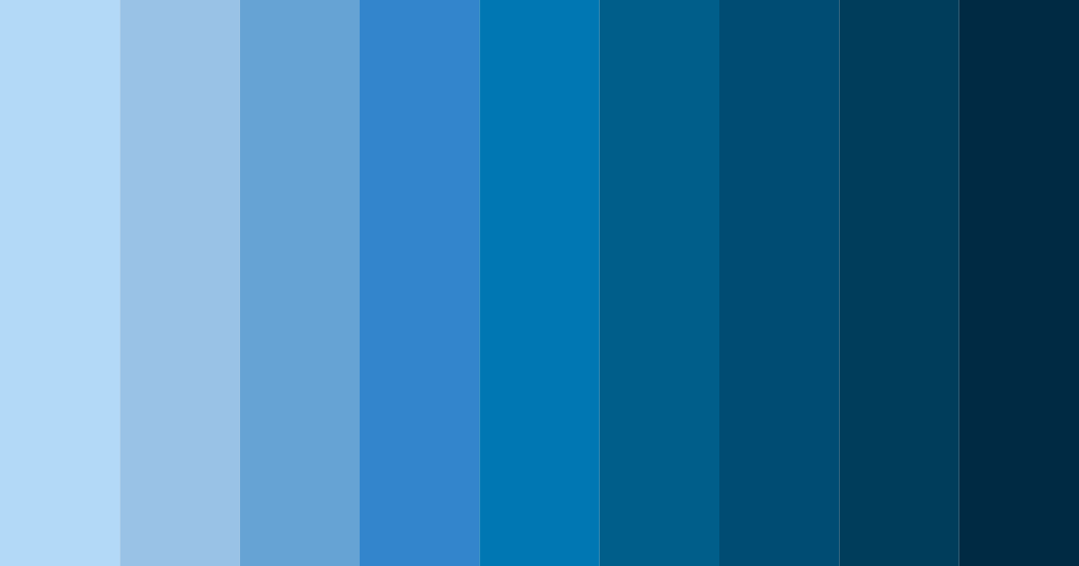 Download azure depths color palette PNG image (landscape)
