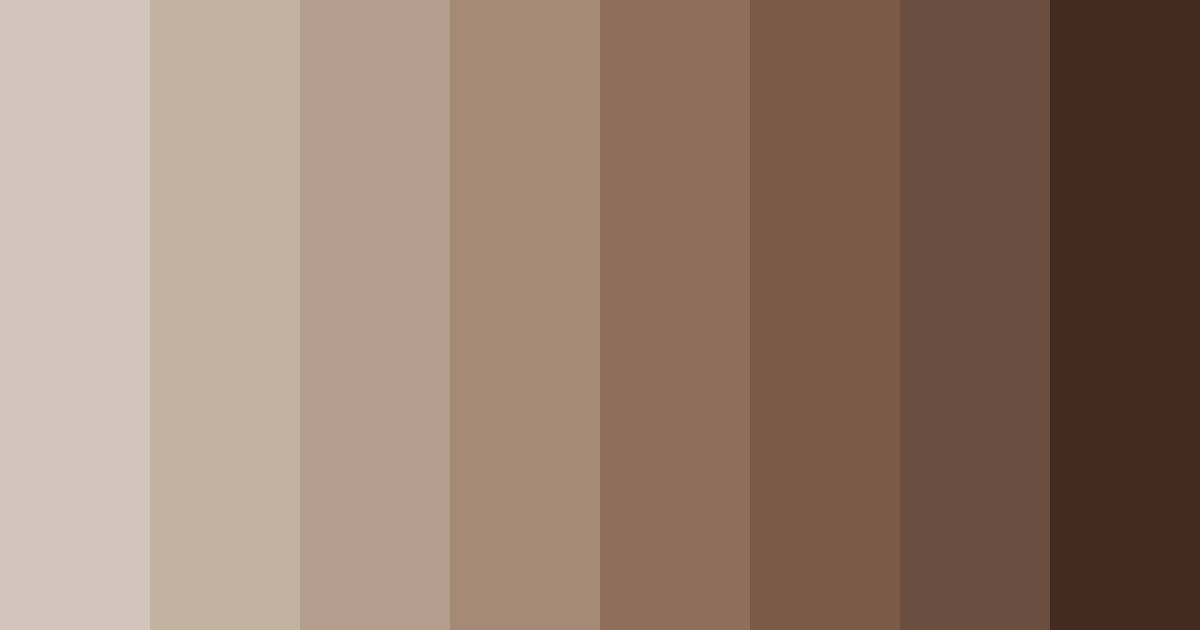 Download dark brown color palette PNG image (landscape)