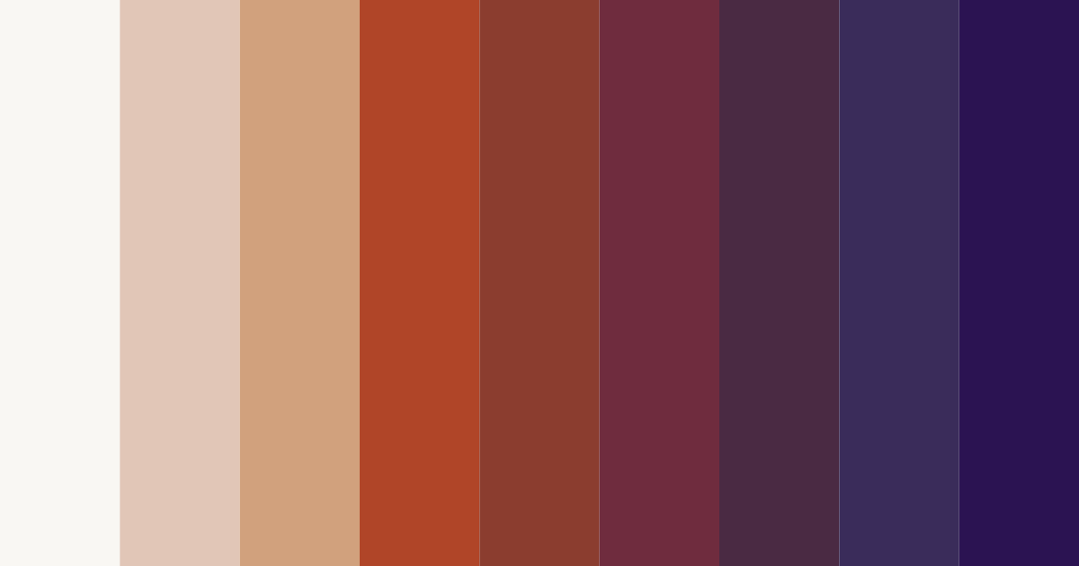Download earthy red color palette PNG image (landscape)