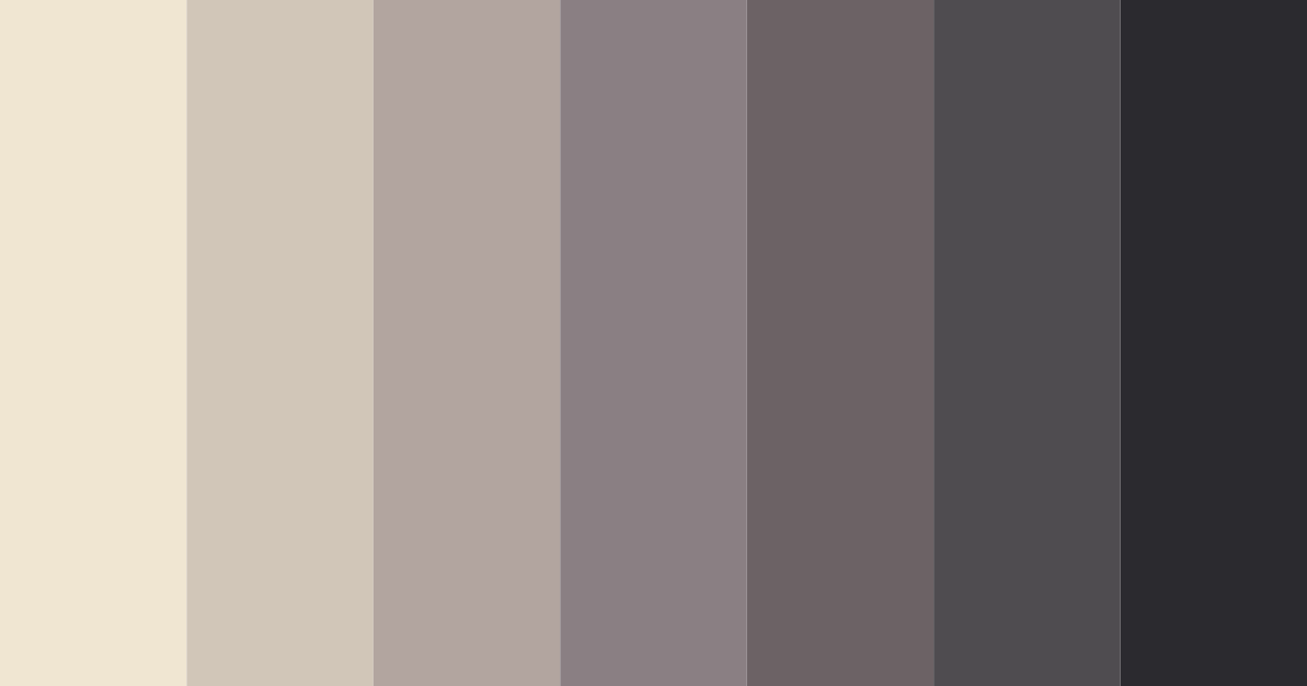 Download shades of beige color palette PNG image (landscape)
