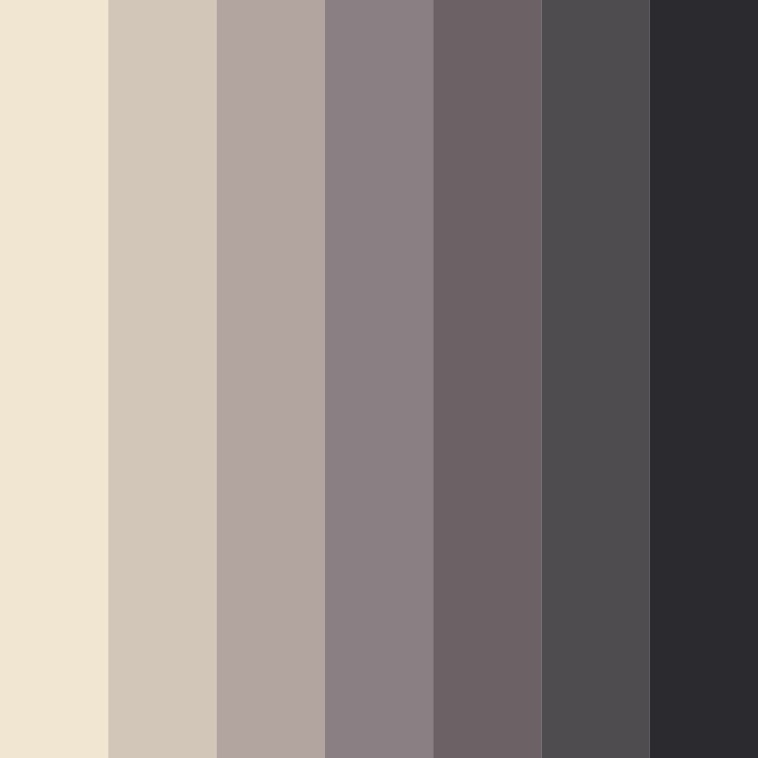 Download shades of beige color palette PNG image (square)