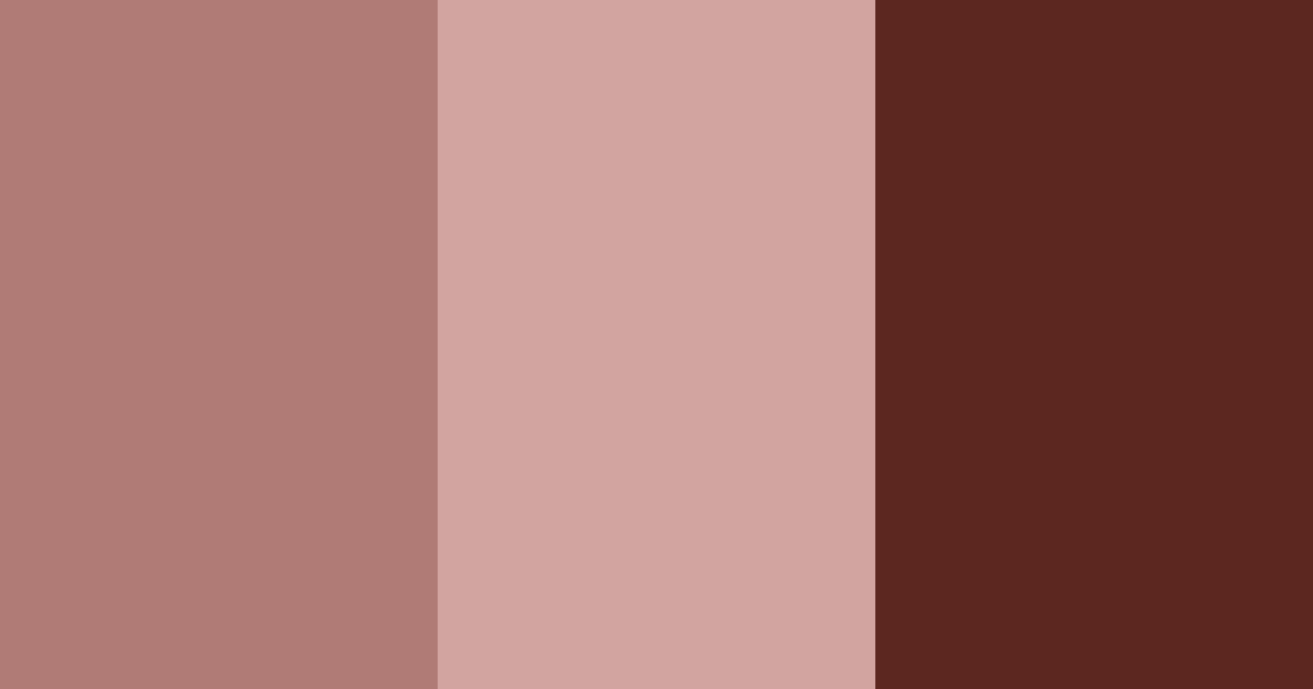 Download rustic rosewood color palette PNG image (landscape)