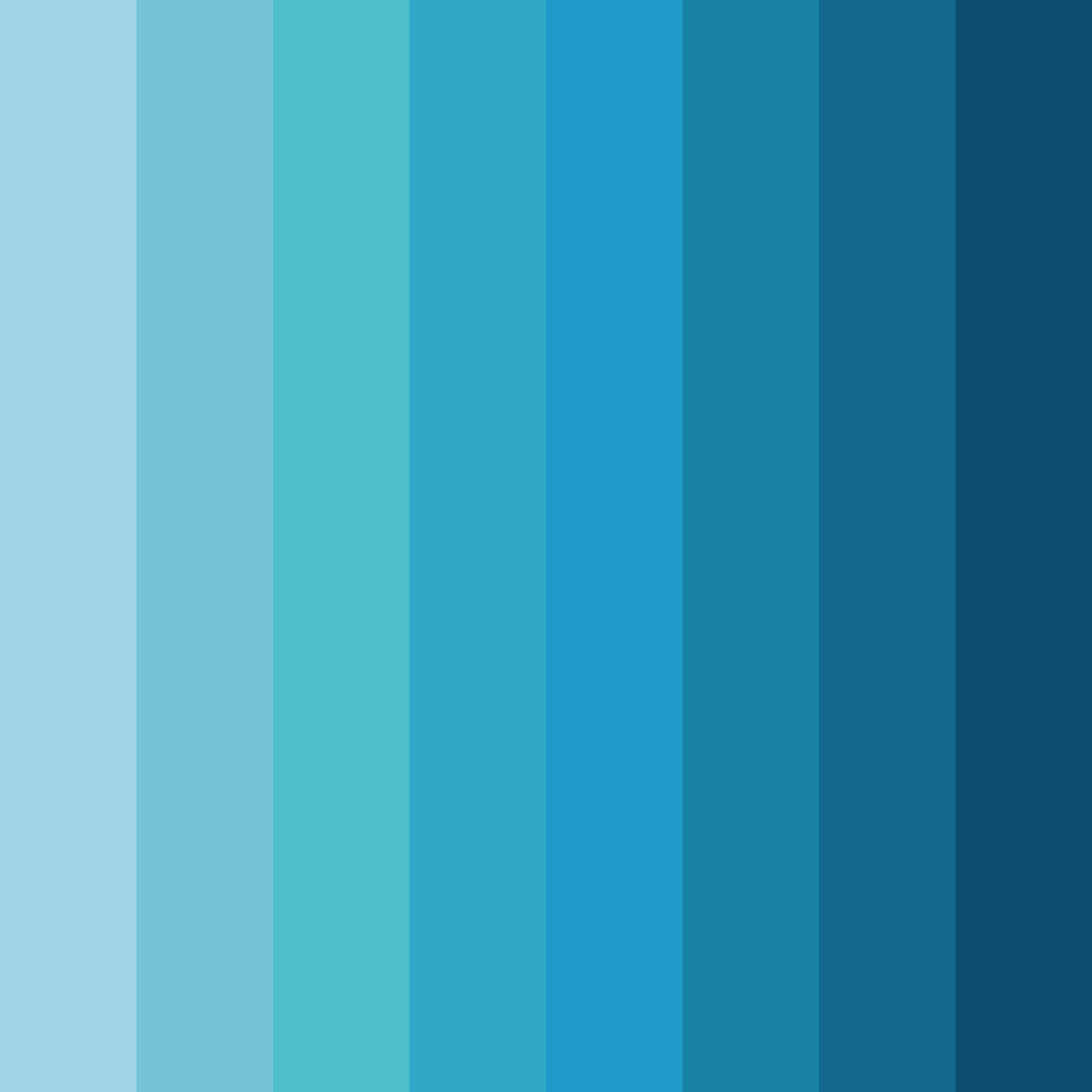 Download tropical waterscape color palette PNG image (square)
