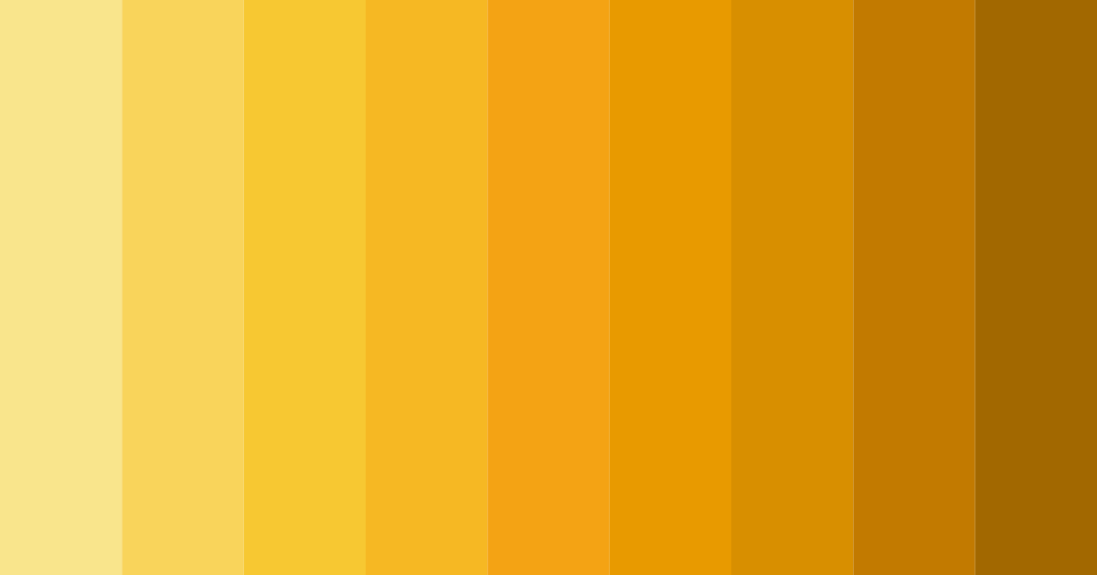 Download golden whiskers color palette PNG image (landscape)