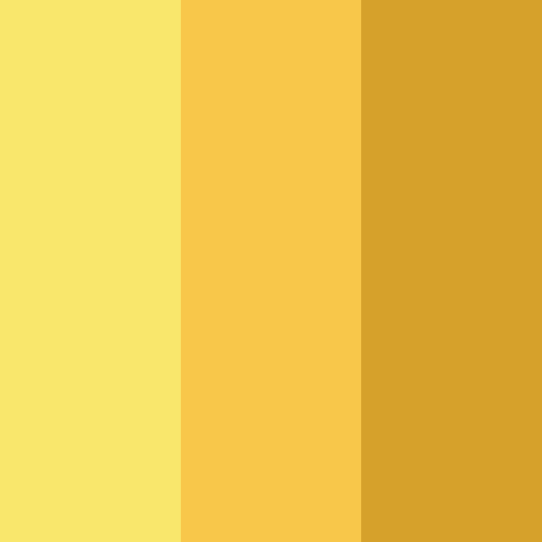 Download sunny yellow color palette PNG image (square)
