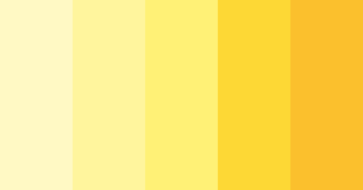 Download sunshine serenade color palette PNG image (landscape)