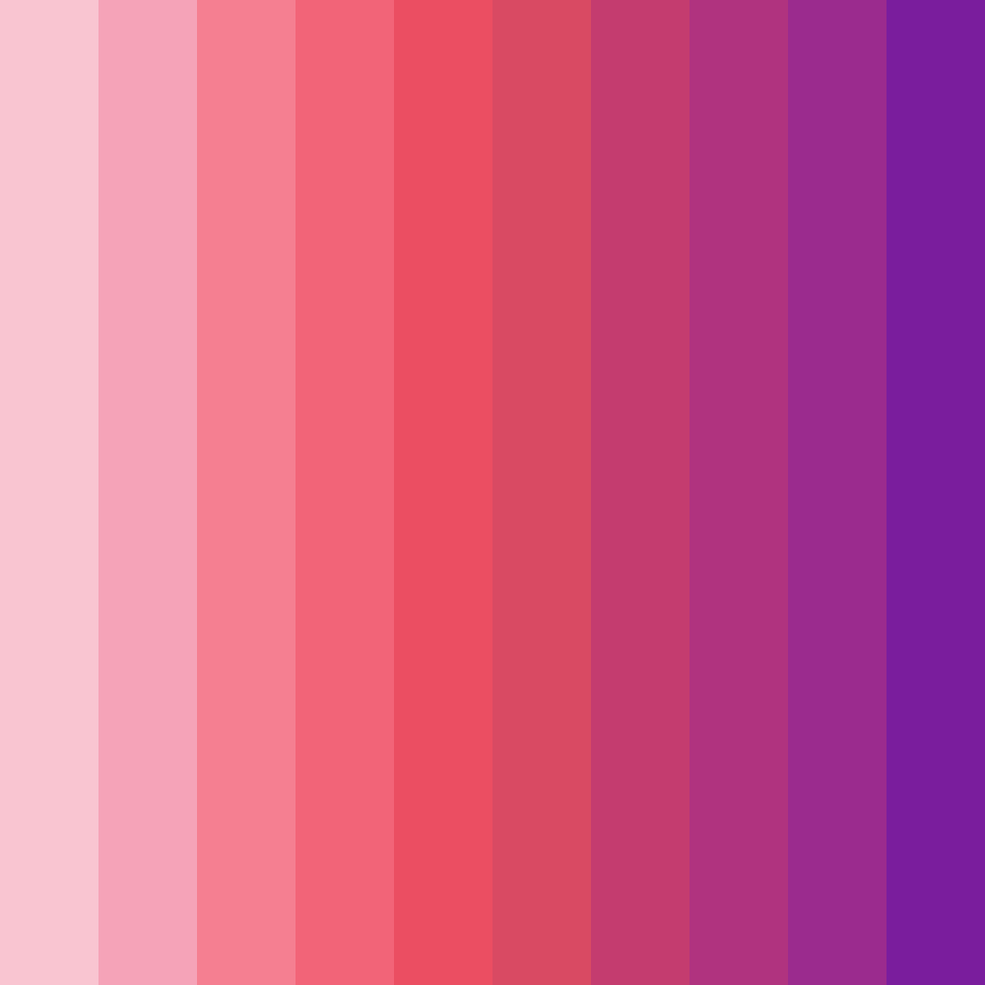 Download pink cupcake color palette PNG image (square)