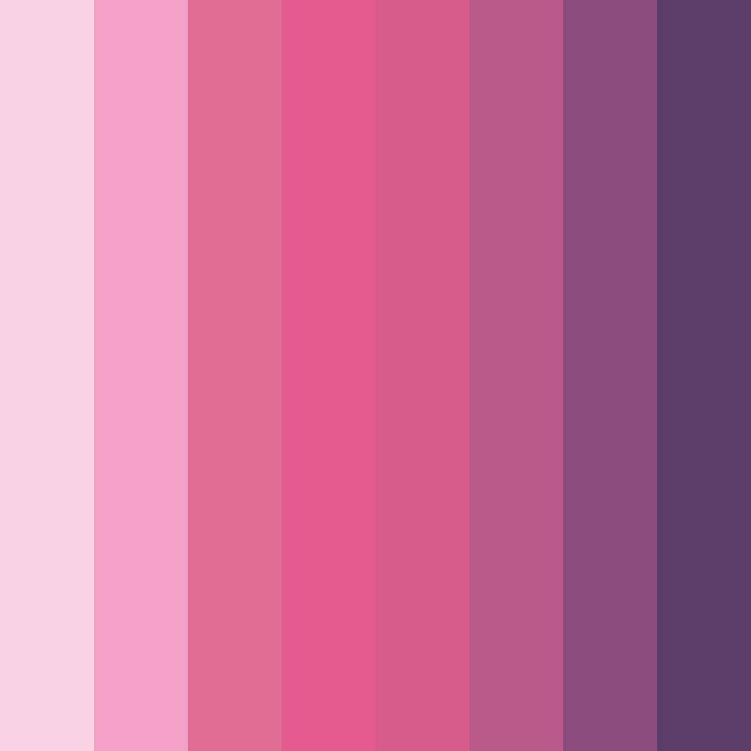 Download pink cupcake color palette PNG image (square)