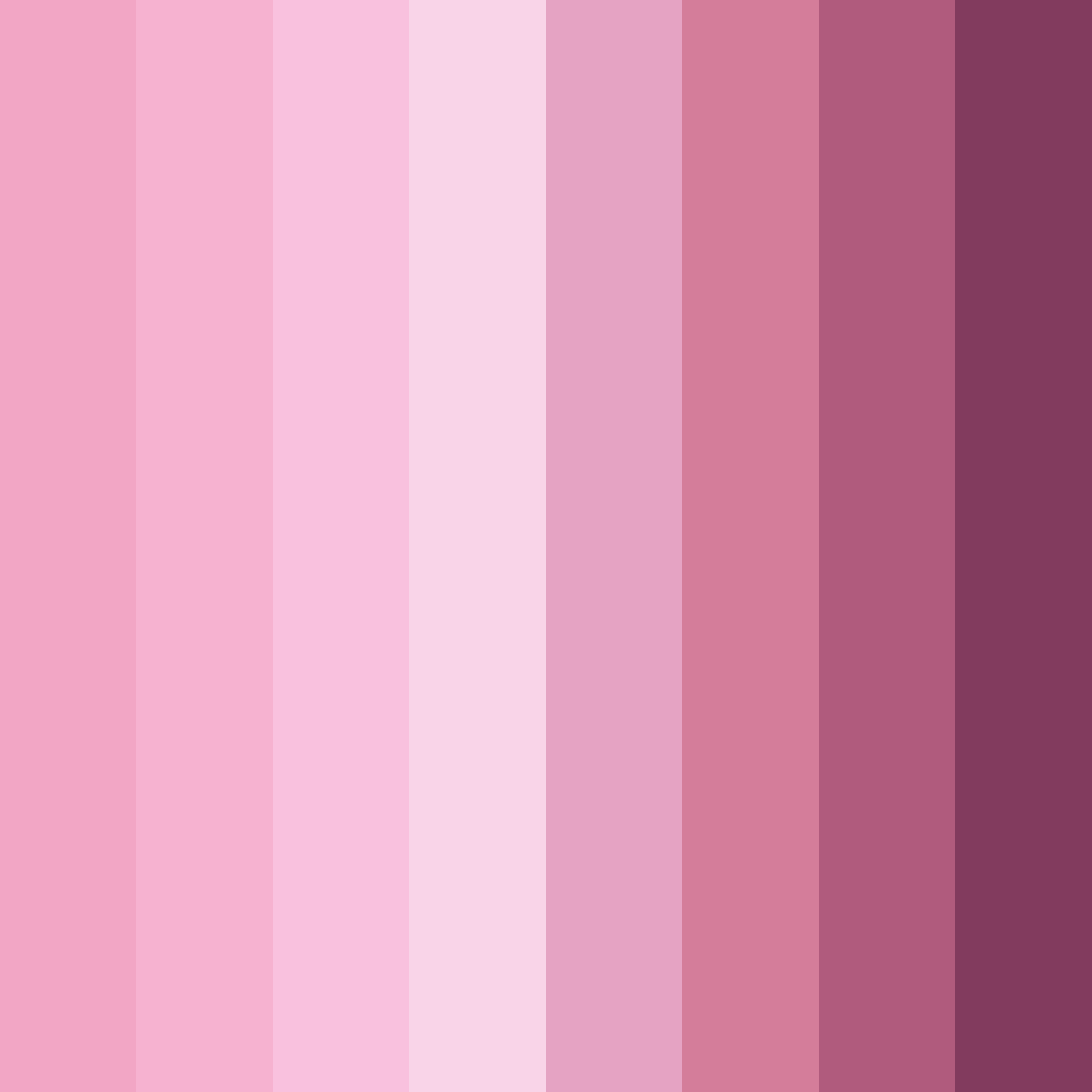 Download pink amour color palette PNG image (square)