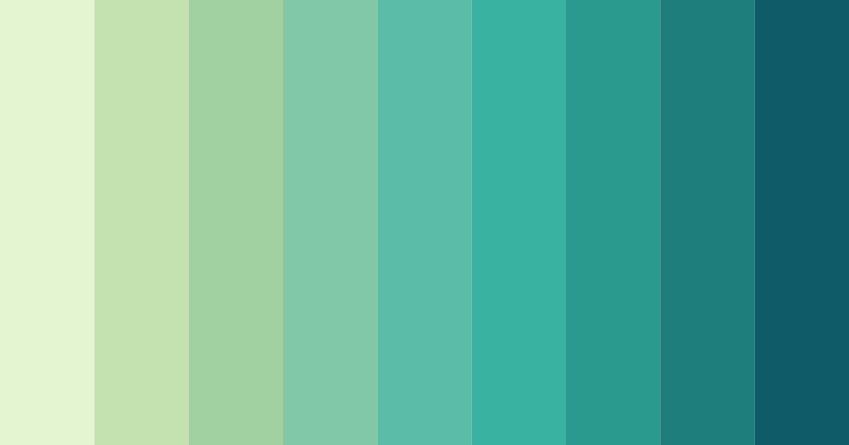Download minted serenity color palette PNG image (landscape)