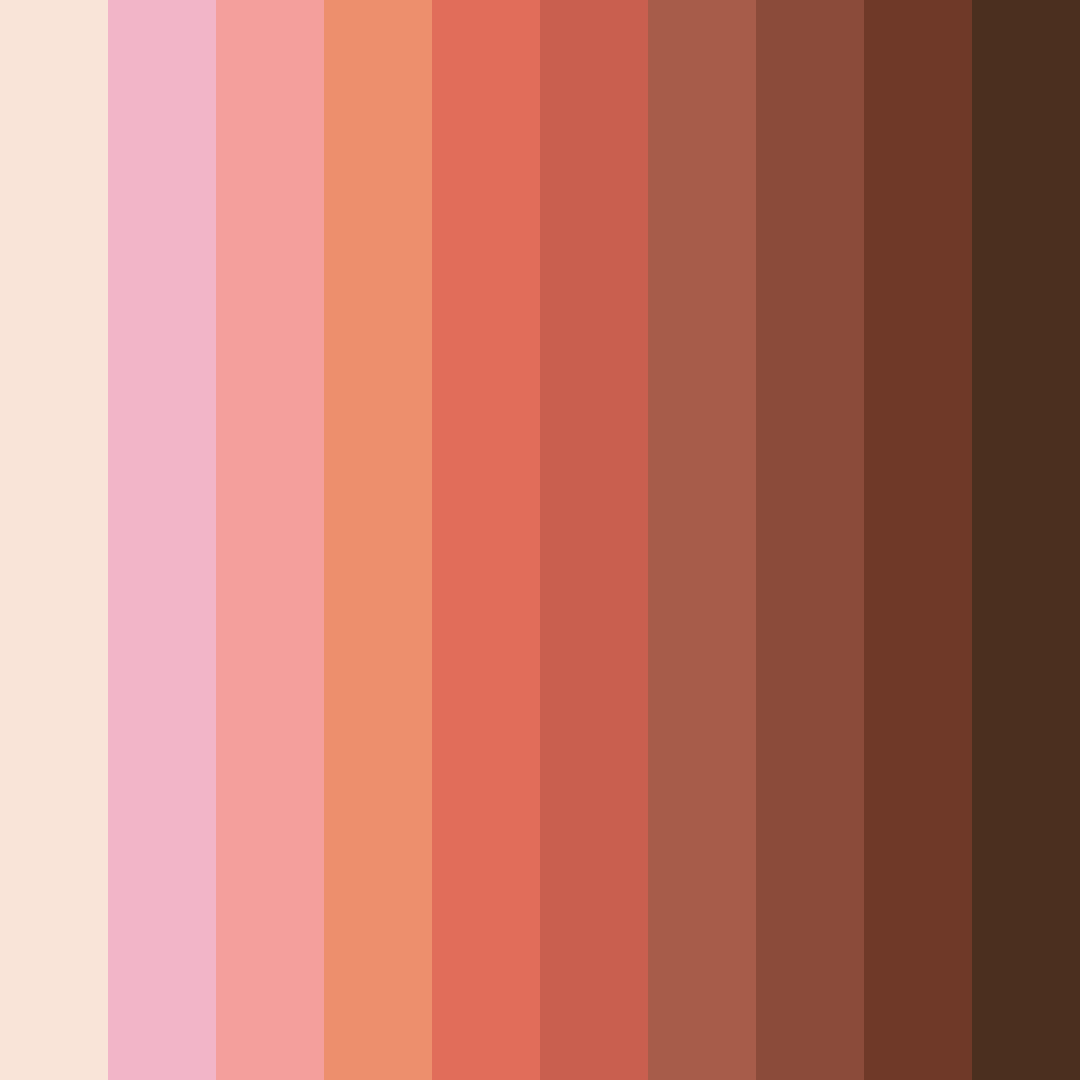 Download spicy silks color palette PNG image (square)