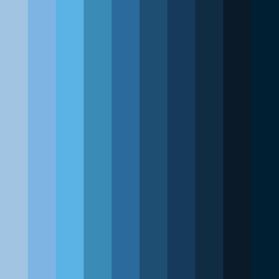 Download azure depths color palette PNG image (square)