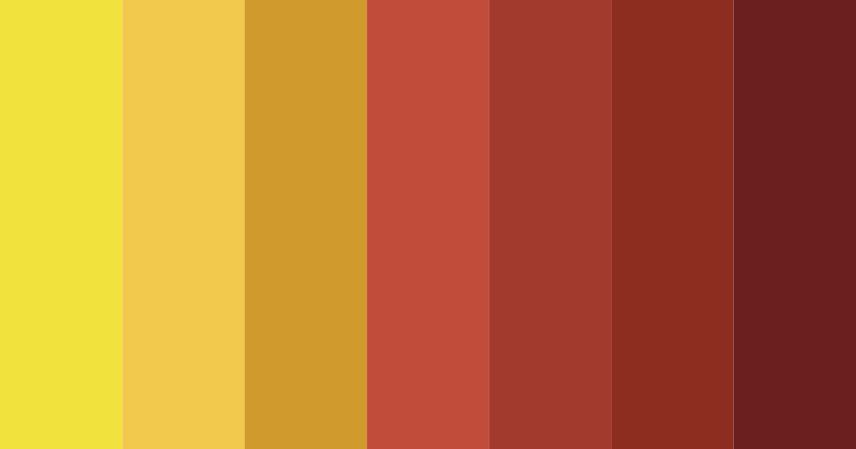 Download yellow and red delight color palette PNG image (landscape)