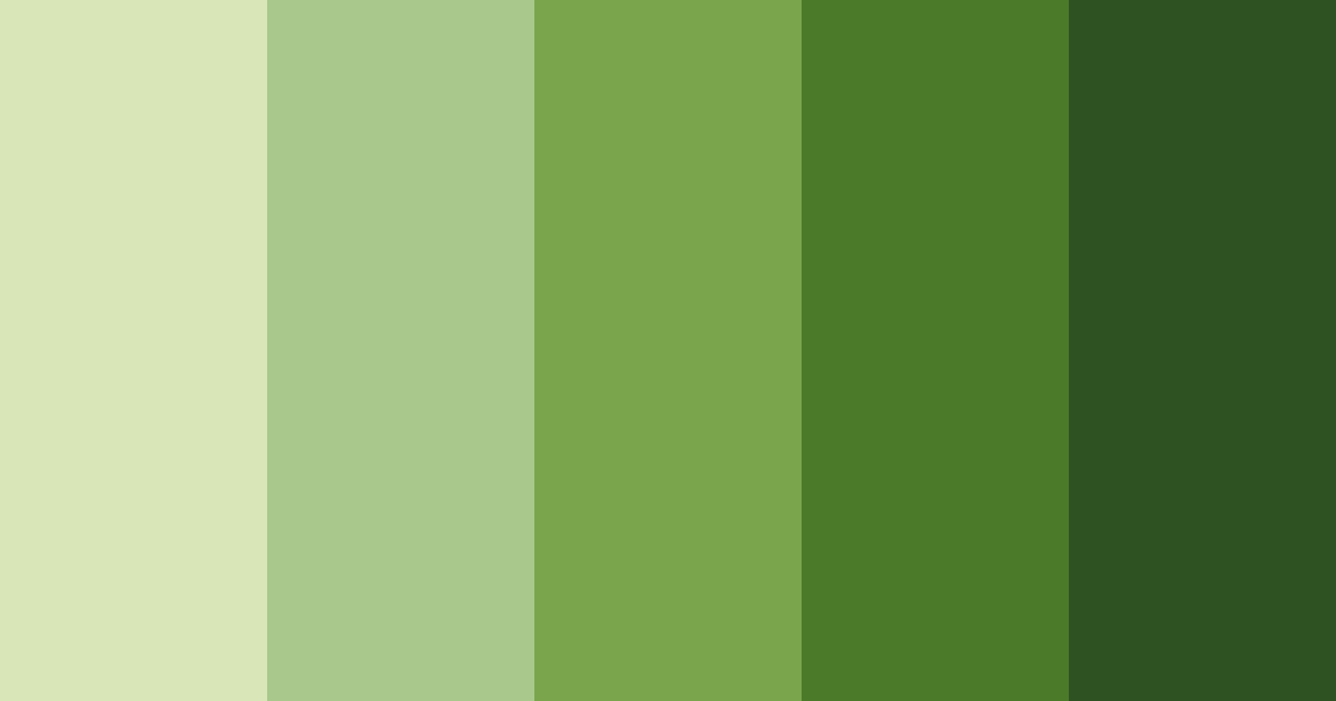 Download verdant delight color palette PNG image (landscape)
