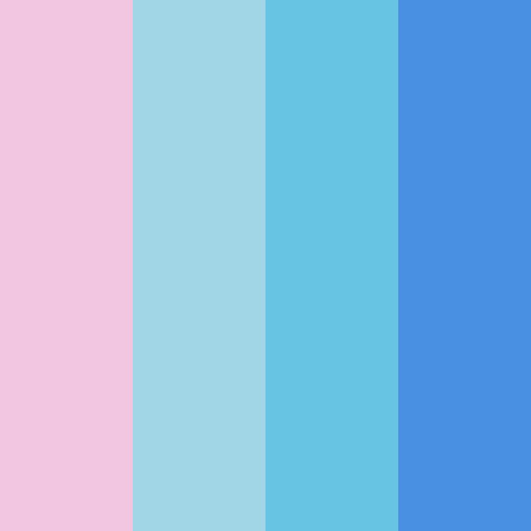 Download light pink blue color palette PNG image (square)