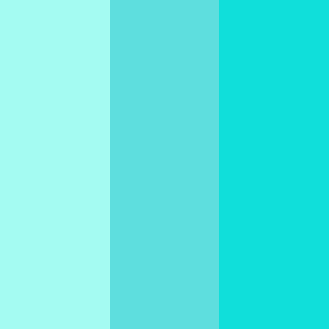Download bright teal color palette PNG image (square)