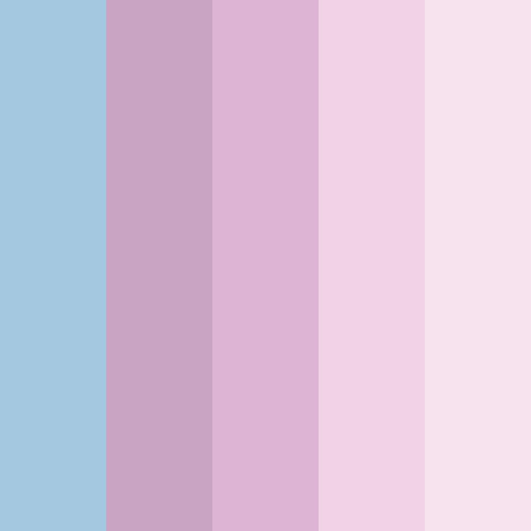 Download cotton candy sky color palette PNG image (square)