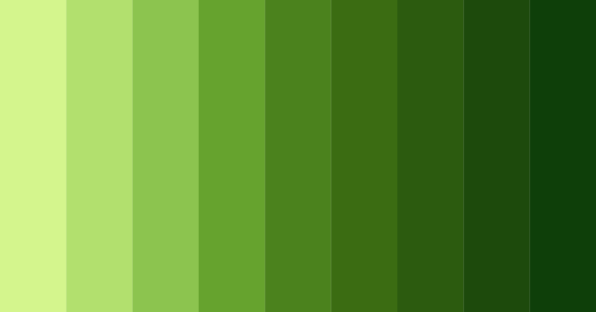 Download verdant harmony color palette PNG image (landscape)