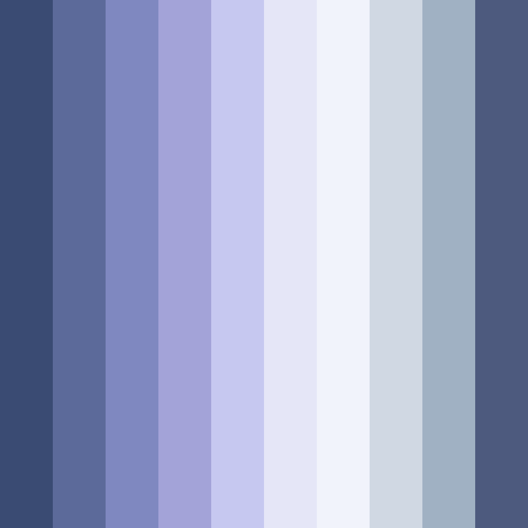 Download midnight serenity color palette PNG image (square)