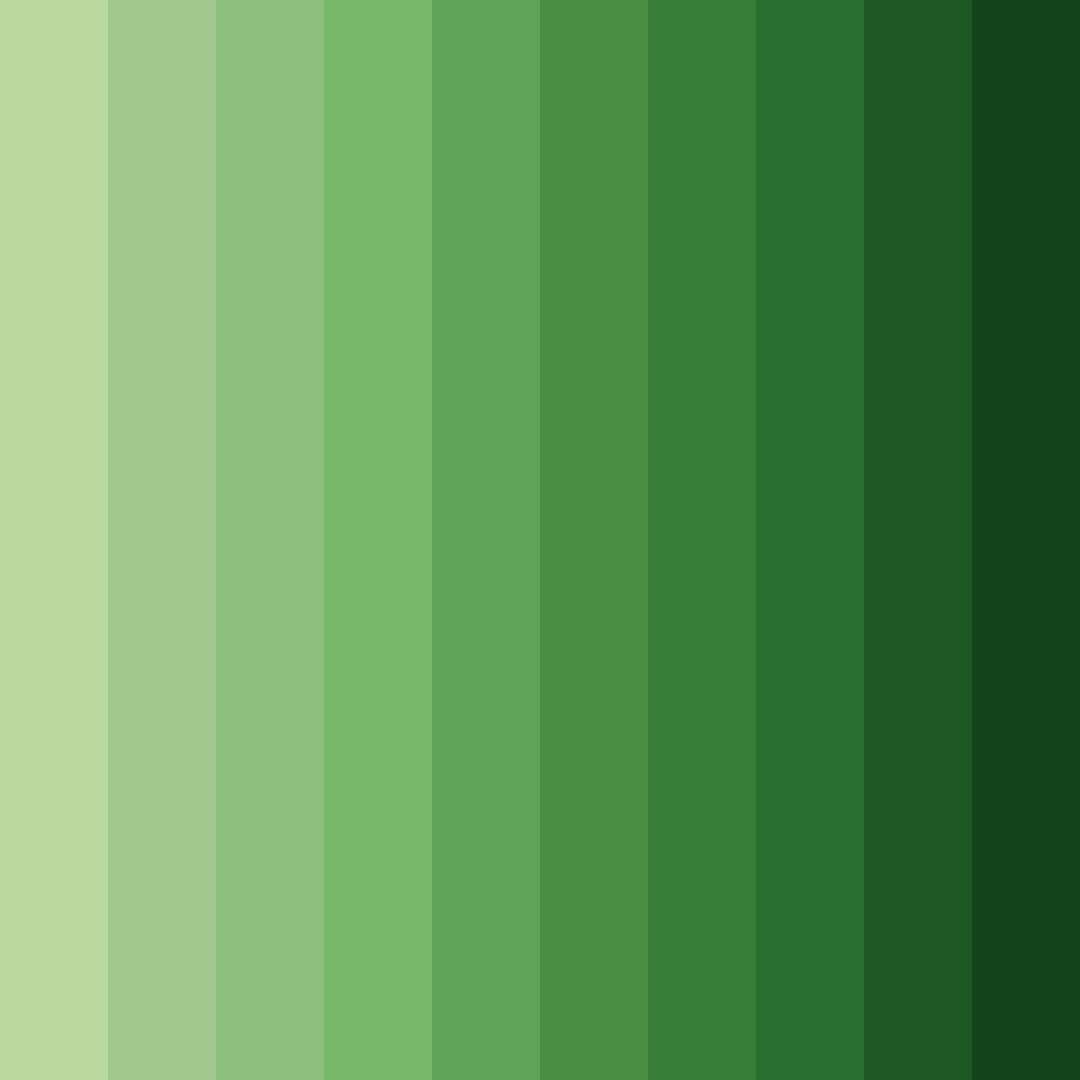 Download green army color palette PNG image (square)