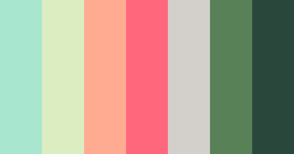 Download verdant serenity color palette PNG image (landscape)