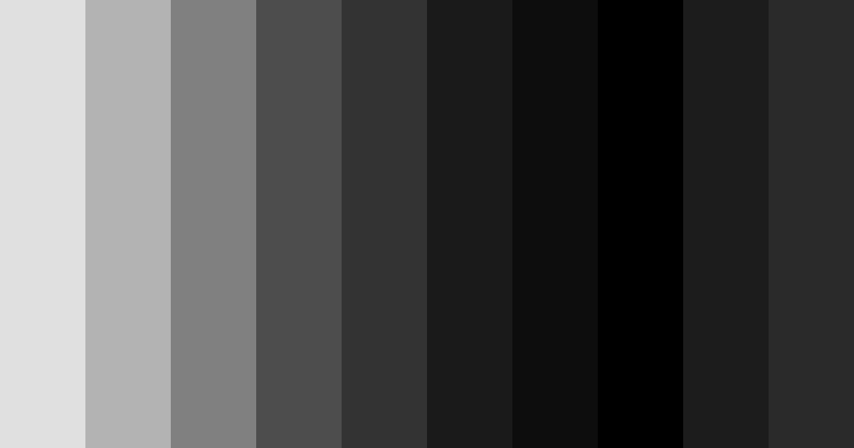Download shades of obsidian color palette PNG image (landscape)