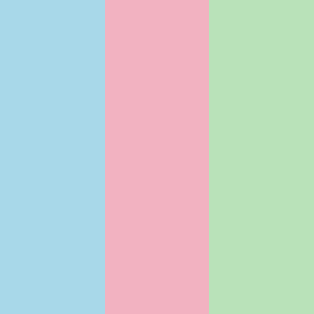 Download soft pink and mint green color palette PNG image (square)