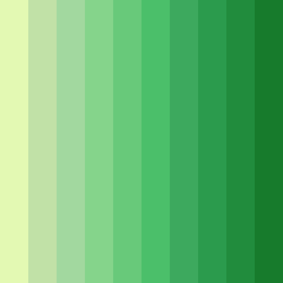 Download lush meadow harmony color palette PNG image (square)