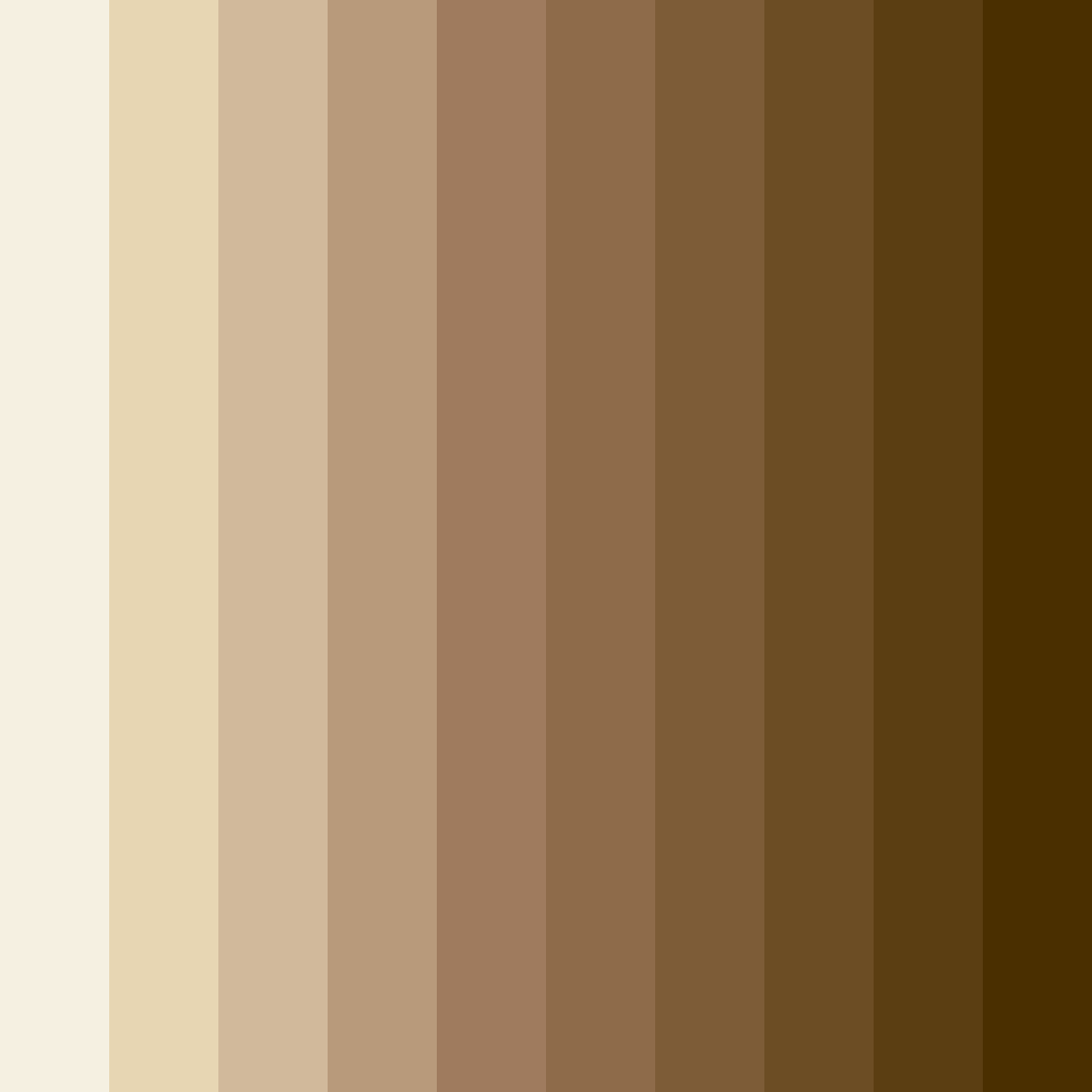Download beige tones color palette PNG image (square)