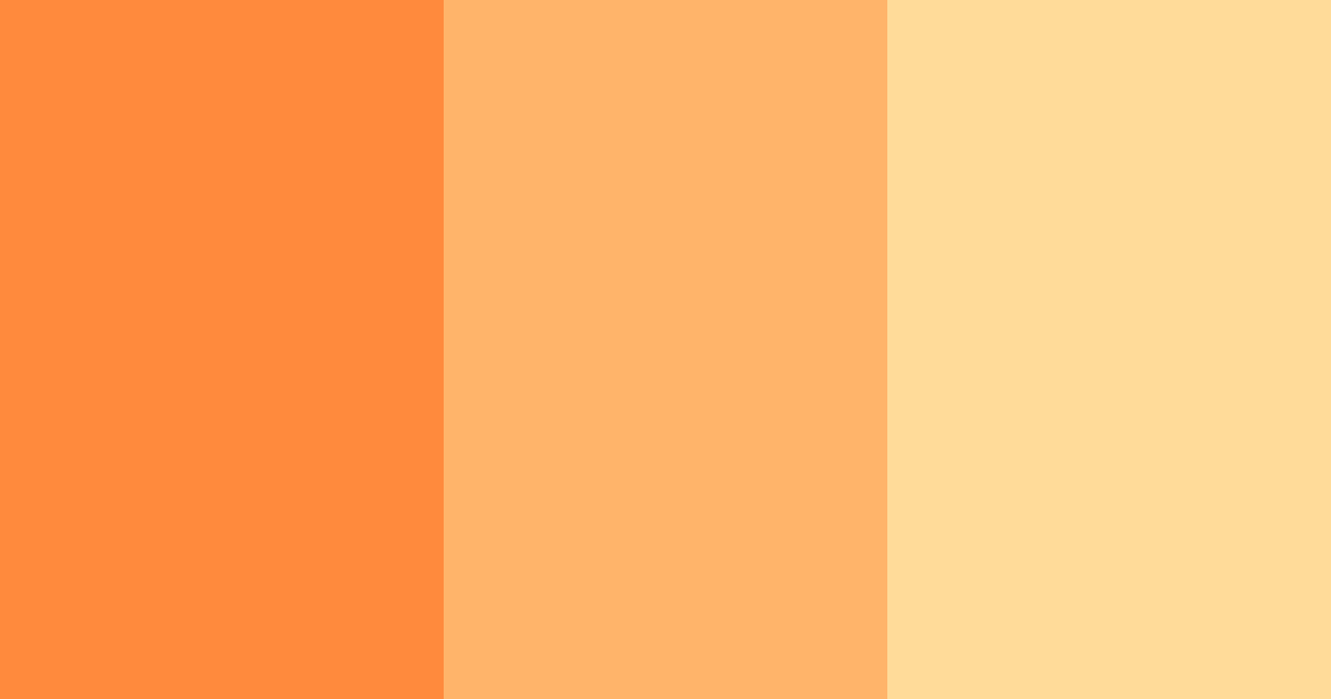 Download sunset serenade color palette PNG image (landscape)