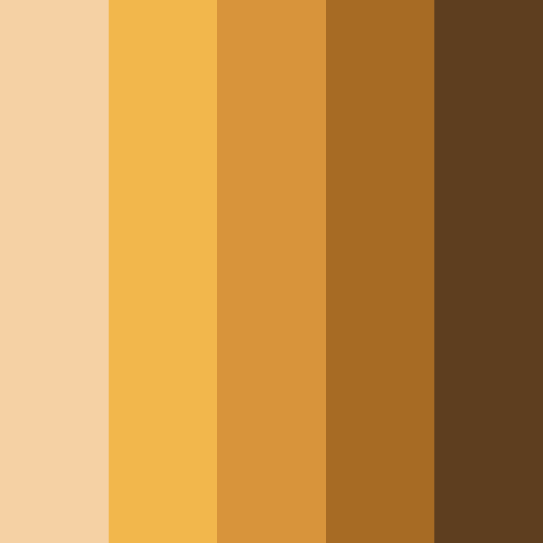 Download golden dawn delight color palette PNG image (square)