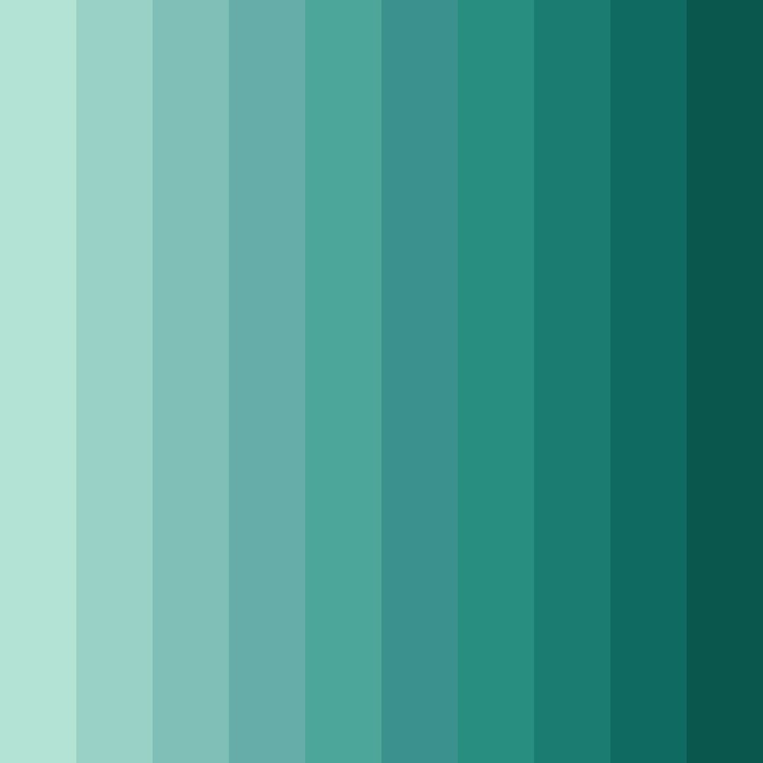 Download serene waterscape color palette PNG image (square)