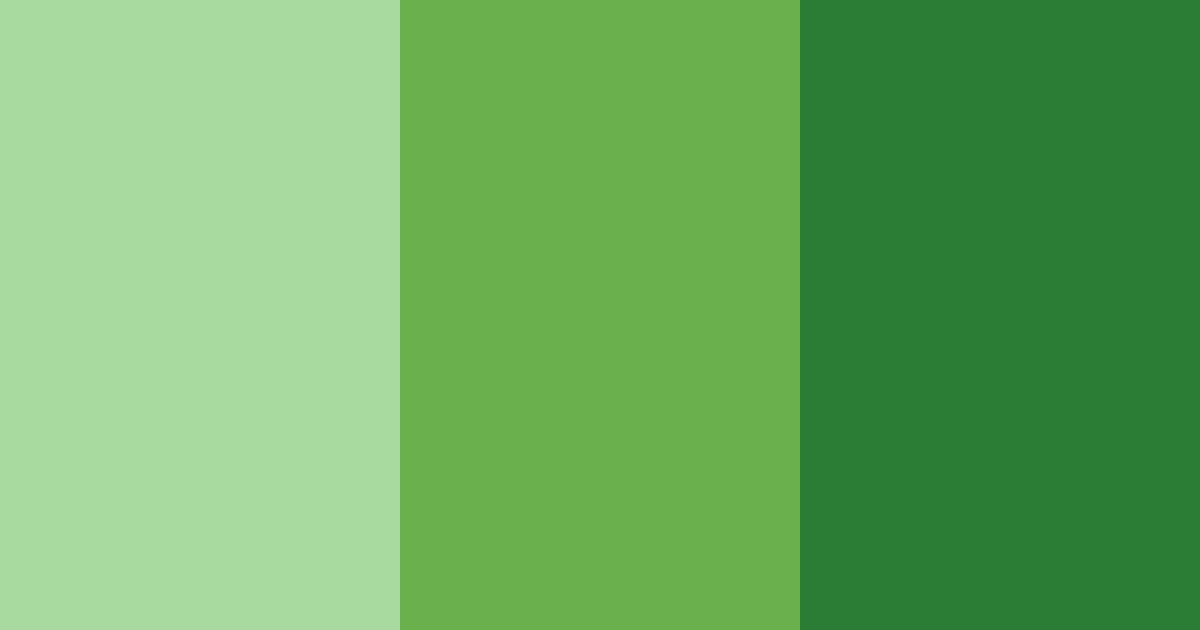 Download shades of grass green color palette PNG image (landscape)