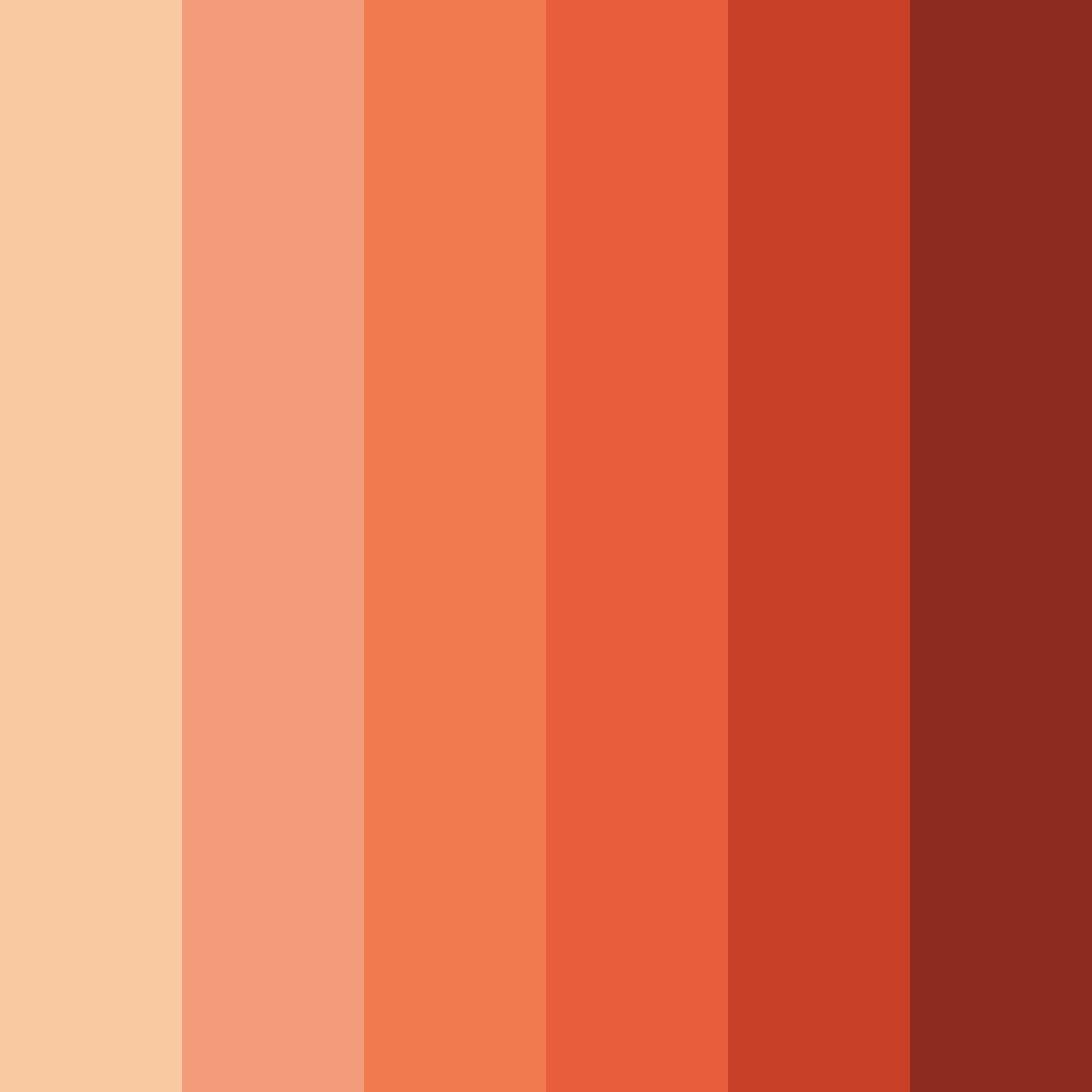 Download sunset ember color palette PNG image (square)