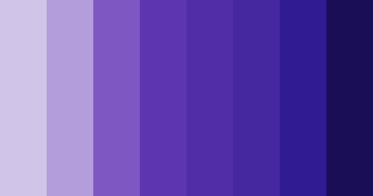 Download midnight purple shades color palette PNG image (landscape)