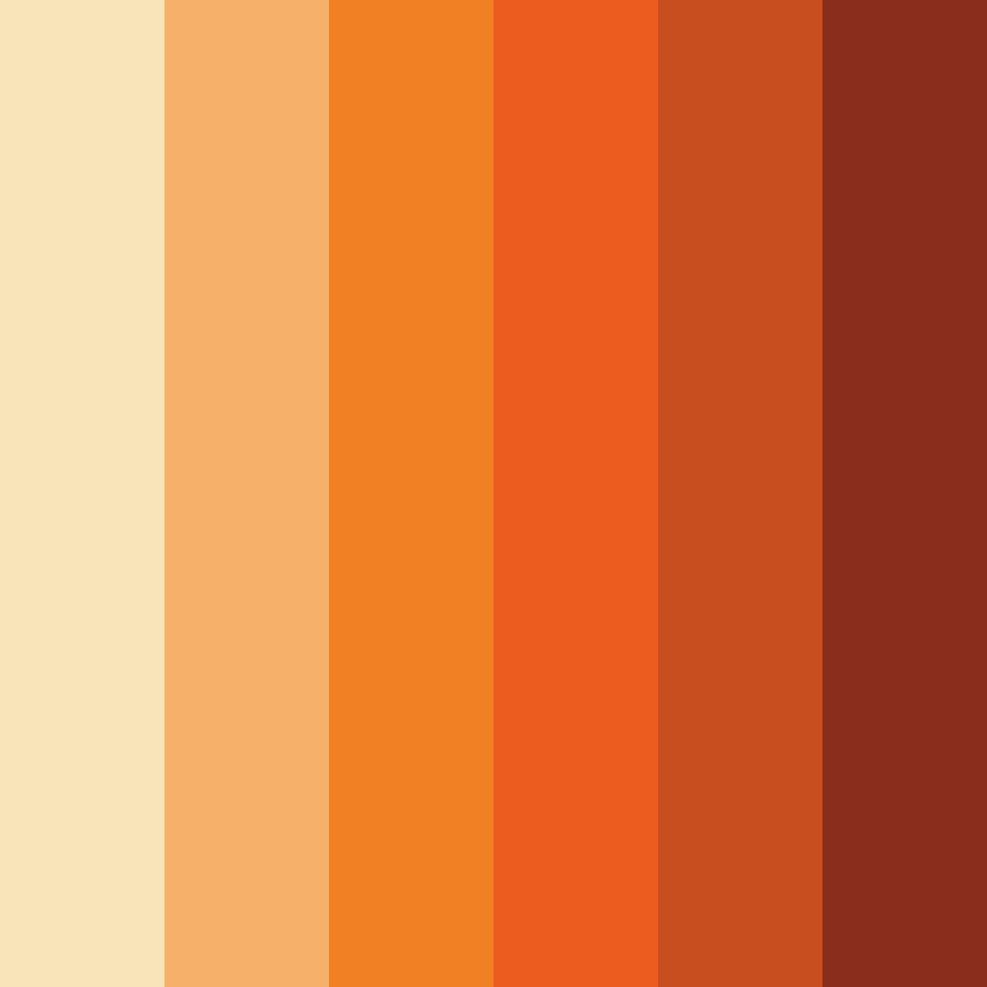 Download orange seasoning color palette PNG image (square)