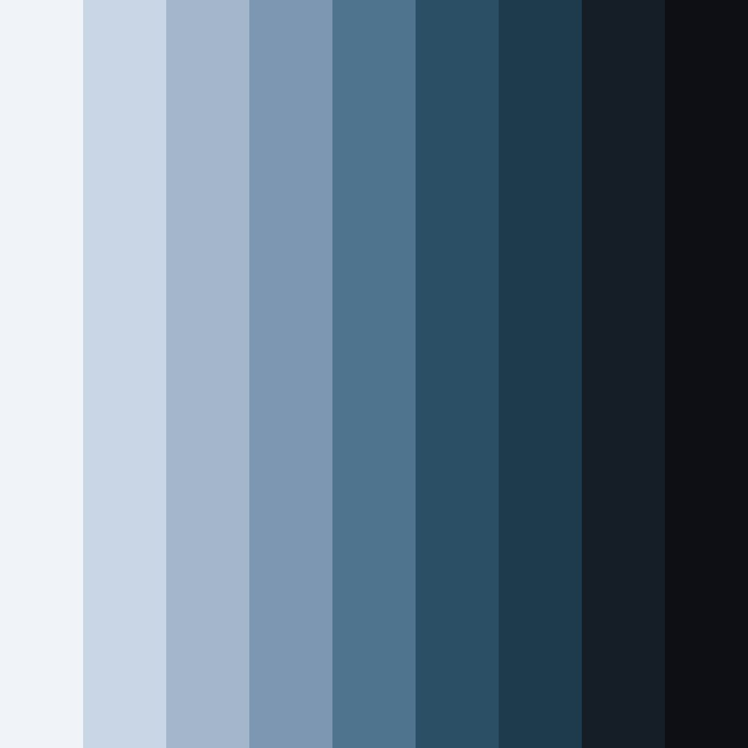 Download blue twilight color palette PNG image (square)