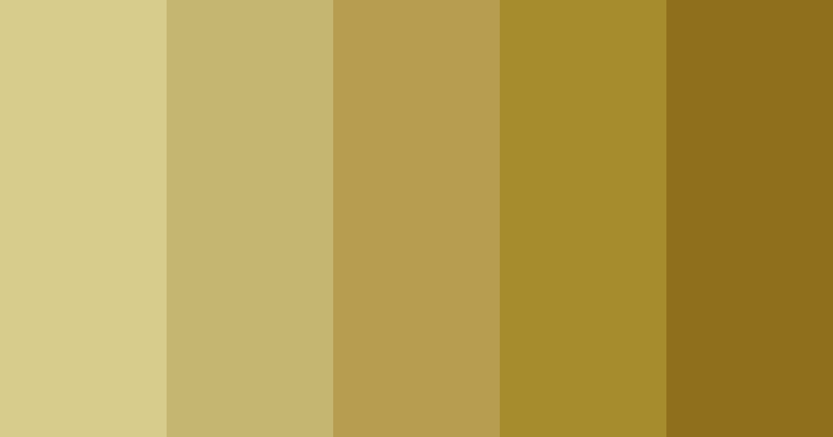 Download earthy yellow color palette PNG image (landscape)