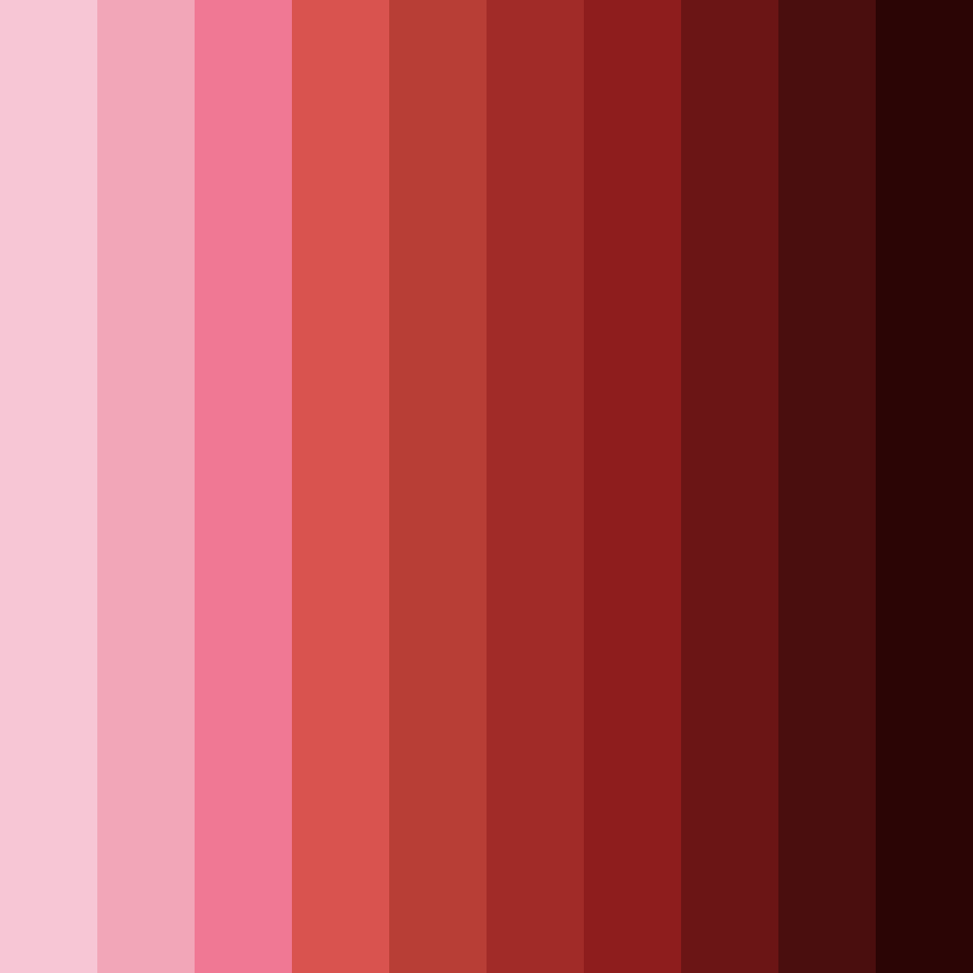 Download spicy crimson delight color palette PNG image (square)