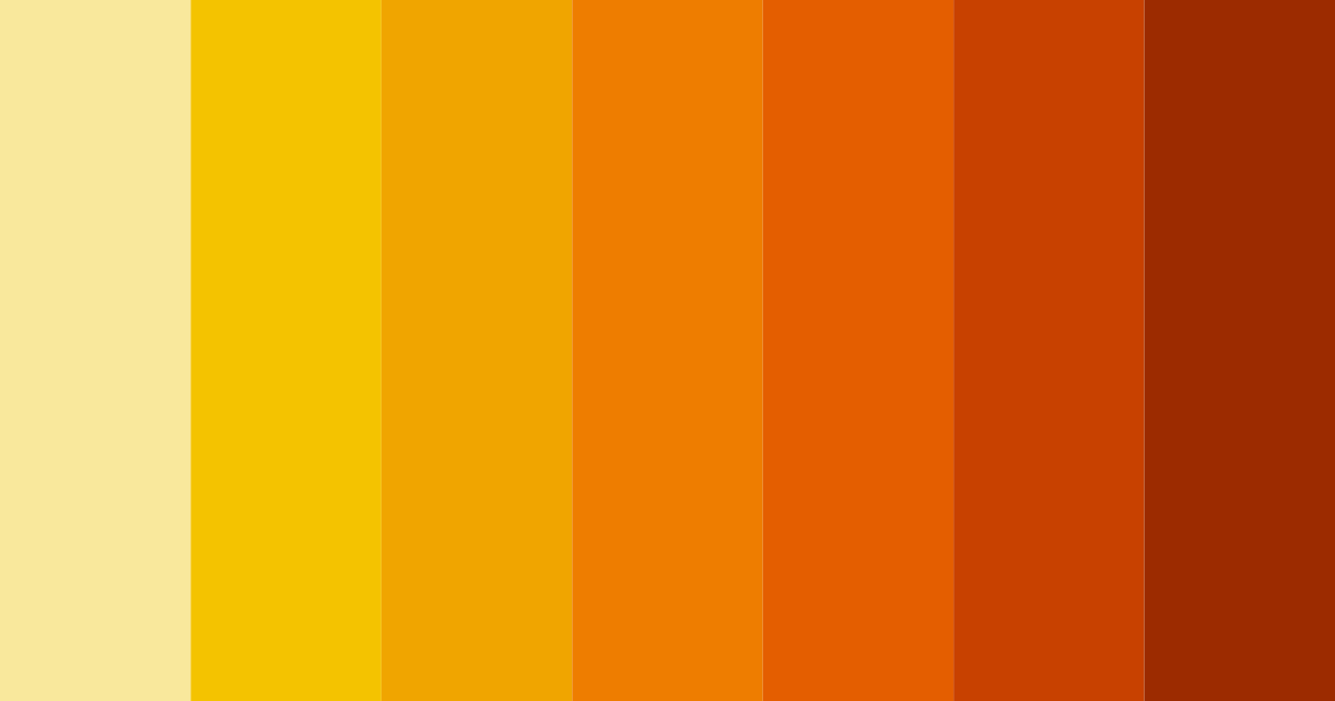 Download warm yellow color palette PNG image (landscape)