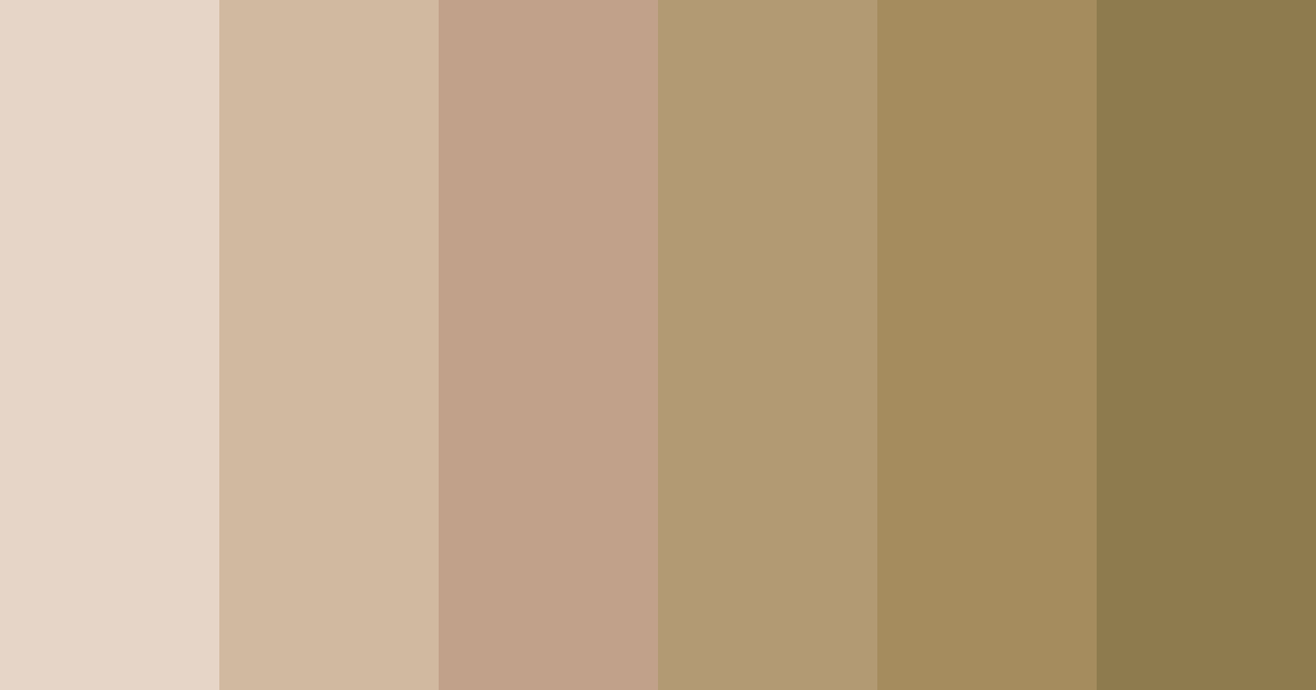 Download light beige color palette PNG image (landscape)