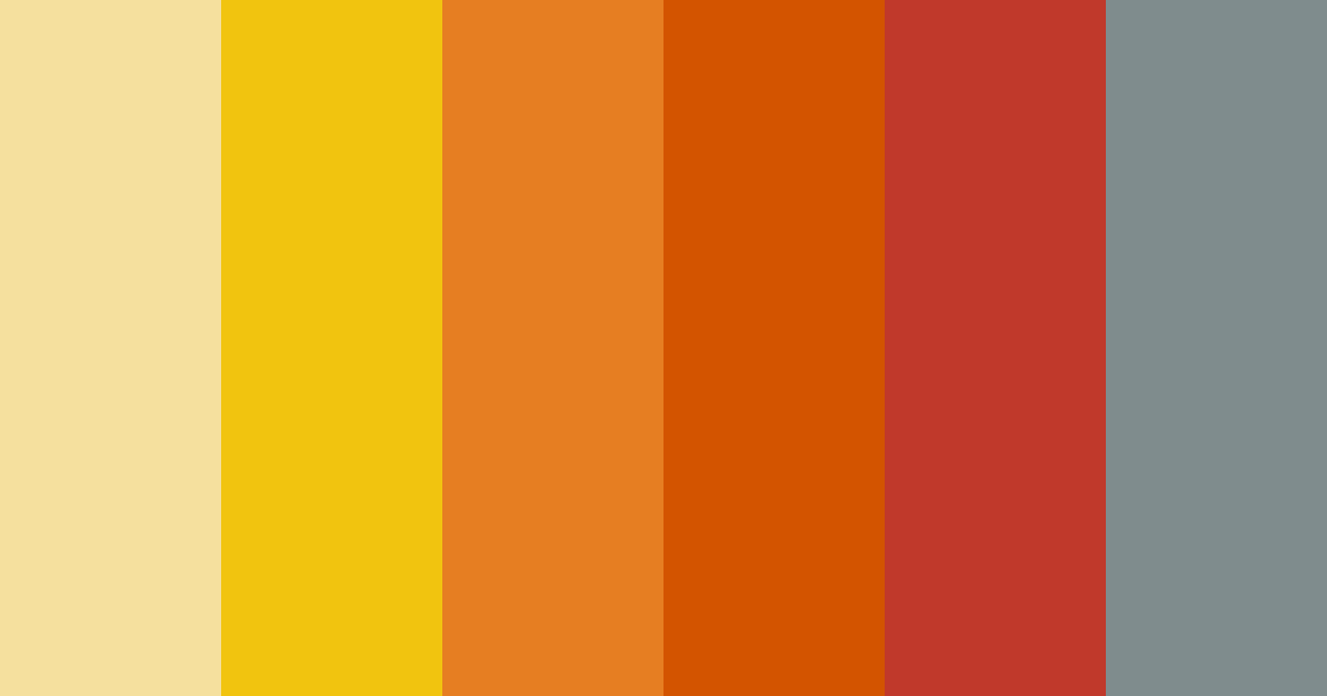 Download warm sunset color palette PNG image (landscape)