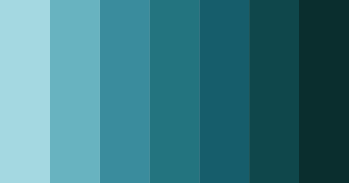 Download oceanic symphony color palette PNG image (landscape)